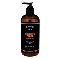 🧴 olivina men 3-in-1 wash - hair, face, and body cleanser in cedar bourbon - 16 fluid ounces logo