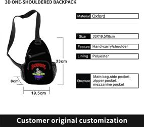 img 1 attached to HANDAFA Daypack Shoulder Backwoods Backpack Backpacks