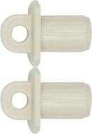 🪕 beige universal replacement bottom tube clutch plug mounting bracket for lihopefe lifting curtain accessories (end cap) логотип