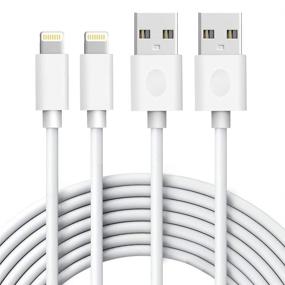 img 4 attached to 🔌 Apple MFi Certified iPhone Charger - AEAOA 2Pack 6FT USB to Lightning Cable for Fast Charging, Data Sync, and Power Transfer - Compatible with iPhone 12 11 Pro Max XS XR X 8 7 Plus 6S SE iPad and More (White)