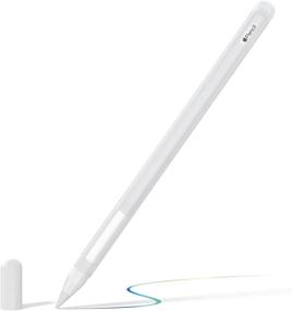 img 4 attached to 🍏 Apple Pencil Sleeve for 2nd Generation – Silicone Magnetic Cover Skin for iPencil, Compatible with iPad Pro