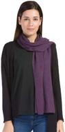 🍆 resilient eggplant women's accessories and scarves & wraps by fishers finery in cashmere logo