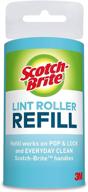 scotch-brite lint roller refill: 12 refills, ideal for pet hair, 672 sheets total logo