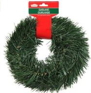 🎄 enhance your holiday atmosphere with christmas house artificial pine garlands, 15 ft. (set of 2) logo