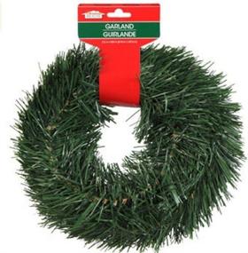img 2 attached to 🎄 Enhance Your Holiday Atmosphere with Christmas House Artificial Pine Garlands, 15 ft. (SET OF 2)