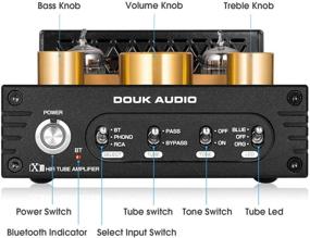 img 3 attached to 🔊 Hifi Stereo Bluetooth 5.0 Tube Amplifier MM Phono Amp for Turntables - 320W Power Output