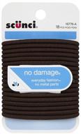 damage elastic hair bands brown logo