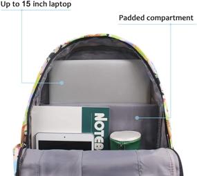 img 2 attached to Finex Chip and Dale Brown Canvas Casual Daypack: Stylish & Functional Laptop Storage Included