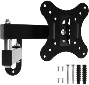 img 3 attached to 📺 OriGlam Full Motion TV Wall Mount Bracket for 14-27 Inch LCD LED TV - Swivel, Tilt & Articulating Arms