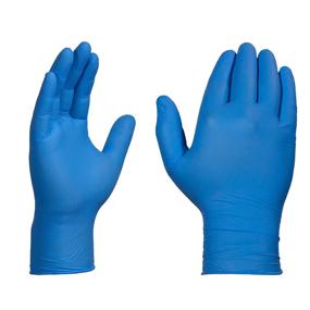 img 2 attached to X3 Industrial Blue Nitrile Gloves, Medium Size, 100-Count Box, 3 Mil Thickness, Latex-Free, Powder-Free, Textured, Disposable, Non-Sterile, Food-Safe