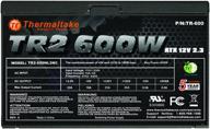 блок питания thermaltake 600w tr 600cus логотип