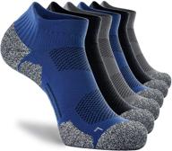 cwvlc unisex cushioned compression athletic ankle socks multipack - superior comfort and support for active individuals logo