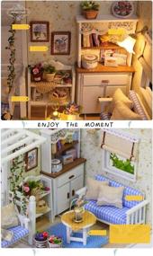 img 2 attached to 🏠 Kisoy Romantic Dollhouse Miniature Dolls & Accessories