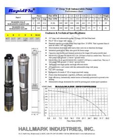 img 1 attached to 🔧 Hallmark Industries MA0419X-12A Stainless Steel Deep Well Submersible Pump, 2HP, 230V 60HZ, 33 Gpm - Suitable for 4-Inch or Larger Wells