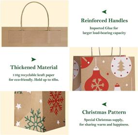 img 3 attached to 🎁 Discover BagDream's Christmas Variety Handle Bags, Size Range 8X4 to 25X10.5