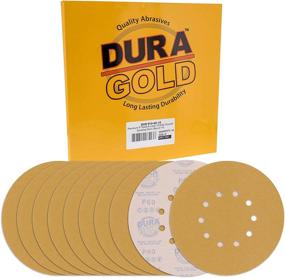 img 4 attached to 🔸 Dura-Gold Premium 9-inch Drywall Sanding Discs - 60 Grit (Pack of 10) - 10-Hole Pattern Sandpaper Discs with Hook & Loop Backing, Fast-Cutting Aluminum Oxide Abrasive - Ideal for Drywall Power Sanders and Wood Sanding