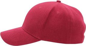 img 1 attached to 🧢 AZTRONA Baseball Cap - Unisex Adjustable Sports Hat for Fashionable and Quality Headwear