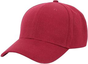 img 4 attached to 🧢 AZTRONA Baseball Cap - Unisex Adjustable Sports Hat for Fashionable and Quality Headwear