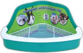 img 4 attached to Enhanced SEO: Ware Manufacturing Scatterless Lock-N-Litter Small Pet Pan (Various Colors)