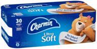 🧻 charmin ultra soft 2-ply bathroom tissue, 221 sheets, 30 rolls: top-rated & luxuriously gentle logo