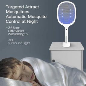 img 3 attached to Electric Mosquito Rechargeable Swatter Outdoor