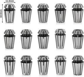 img 1 attached to 🛠️ Genmitsu ER11 Precision Spring Collet Set: 15PCS for CNC Engraving, Milling, Lathe Chuck Tool (1.0mm-7.0mm & 1/4", 1/8")