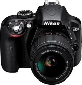 img 1 attached to 📷 Nikon D3300 Черный цифровой зеркальный фотоаппарат с объективом AF-P DX 18-55 мм VR