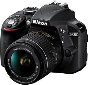 img 2 attached to 📷 Nikon D3300 Черный цифровой зеркальный фотоаппарат с объективом AF-P DX 18-55 мм VR