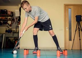 img 1 attached to 🏑 Enhance Field Hockey Skills with Field Hockey Star Skiller - Premium Lightweight Stickhandling Training Aid and Equipment for Improved Ball Control, Reaction Time, and Coordination - Compact, Portable, and Adjustable Trainer