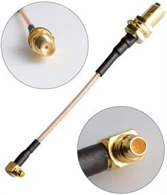 img 1 attached to 📡 DM5S 5pcs 5.8GHz 90 Degree MMCX to SMA Female FPV Antenna Connector Kit