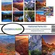🏞️ remb national parks scrapbook collection kit - multi logo