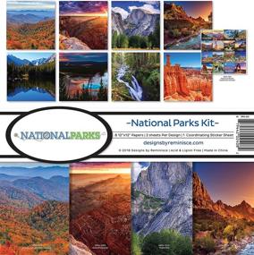 img 1 attached to 🏞️ REMB National Parks Scrapbook Collection Kit - Multi