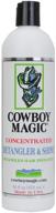 🤠 cowboy magic concentrated detangler and shine: ideal for pets and human hair! (16 fl oz (473 ml)) logo