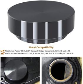 img 3 attached to 🔧 Opall Front Cover Crankshaft Seal Installation Tool for Dodge Cummins 3.9L, 5.9L, 6.7L - Replaces OE 3824498 1338 - High Precision Steel - 1989-Current