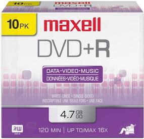 img 2 attached to Диски DVD+R Maxell 639005 высокого качества для оптимального хранения данных