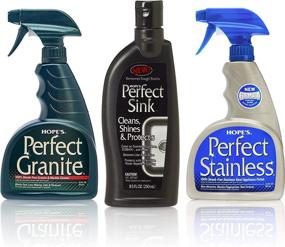 img 4 attached to 🧼 HOPE'S Stainless, Granite, & Perfect Sink Bundle: Streak-Free Polishing Cleaners - Remove Stains, Restore, and Repel Water Effectively