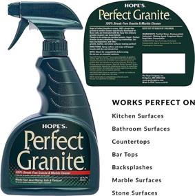 img 2 attached to 🧼 HOPE'S Stainless, Granite, & Perfect Sink Bundle: Streak-Free Polishing Cleaners - Remove Stains, Restore, and Repel Water Effectively