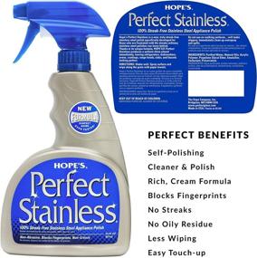 img 3 attached to 🧼 HOPE'S Stainless, Granite, & Perfect Sink Bundle: Streak-Free Polishing Cleaners - Remove Stains, Restore, and Repel Water Effectively