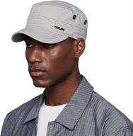 🧢 cacuss men's cotton army cap cadet hat – trucker dad hat for a classic military style with adjustable flat top – shop now for the perfect baseball cap! логотип