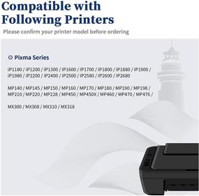 img 2 attached to 🖨️ InkSpirit Remanufactured Ink Cartridge Replacement for Canon Pixma MP140 iP2500 MP470 MP150 MP190 MP160 iP2600 iP1800 MP210 iP1900 iP1700 iP1600 MX300 Printer - PG-40 CL-41 PG40 CL41 Black Color