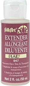 img 1 attached to 🎨 FolkArt Extender 947N: Extend Your Artistic Possibilities with this 2-Ounce Enhancer