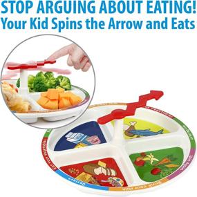 img 2 attached to 🍽️ Enhance Mealtime Excitement with KidsFunwares 4 Square Meal Plate Imagination