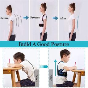 img 1 attached to Adjustable Kids' Posture Corrector - Professional Upper Back Brace for Teenagers | Under Clothes Spinal Support to Improve Slouch, Prevent Humpback & Relieve Back Pain