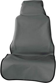 img 4 attached to 🚗 ARIES 3142-01 Seat Defender: Waterproof Universal Car Seat Cover Protector - Grey, 58"x23