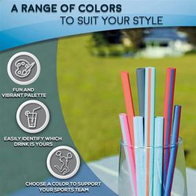 img 3 attached to 🥤 Hotsips Reusable Straws - Durable and Portable Drinking Straws for Tumblers, Hot or Cold Beverages & Coffee - Includes Travel Case - 2 Small/2 Medium