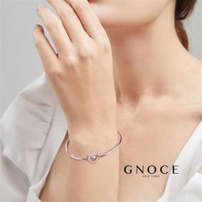 img 1 attached to Sterling Endearing Crystal 💍 GNOCE Bracelet: Gorgeous Jewelry for Girls