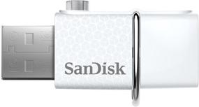 img 2 attached to 📱 SanDisk 32 ГБ Ультра Дуал USB-накопитель 3.0 белого цвета - SDDD2-032G-GAM46W - Высокоскоростной USB-флэш-накопитель с двумя разъёмами