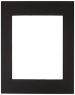 sax premium pre-cut mat, 7-1/2 x 9-1/2 inch window, black, pack of 10 - enhance your artwork's presentation with high-quality mats logo