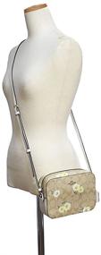 img 2 attached to COACH WOMENS CAMERA SIGNATURE LEATHER Women's Handbags & Wallets for Crossbody Bags