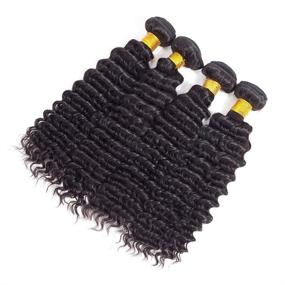 img 3 attached to Brazilian 4Bundles 100 Unprocessed Extension Natural Hair Care